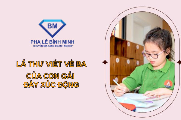 lá thư của con gái viết về ba