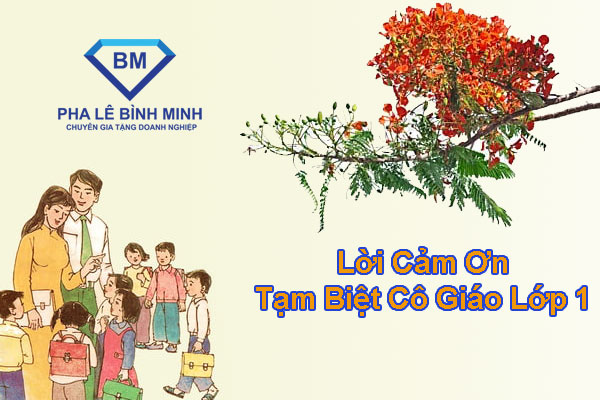 lời cảm ơn cô giáo rời lớp 1