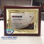 Biểu trưng gỗ đồng vinh danh