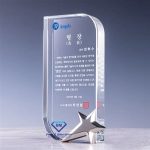 Cúp vinh danh chất liệu pha lê