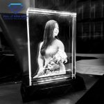 Khắc ảnh lên pha lê 3d
