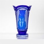 Lọ Hoa Pha Lê Tiger Xanh tím